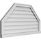 Ekena Millwork Octagonal Top Surface Mount PVC Gable Vent w/ 2"W x 2"P Brickmould Sill Frame, 40"W x 22"H GVPOT40X2203SN - alternate 2